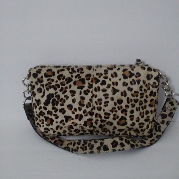 Free People Cheetah Print Cowhide Purse - Picture 2 of 13